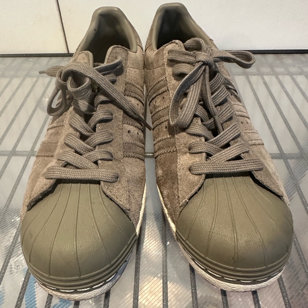 Adidas La Marque Men's Khaki Suede Sneakers
